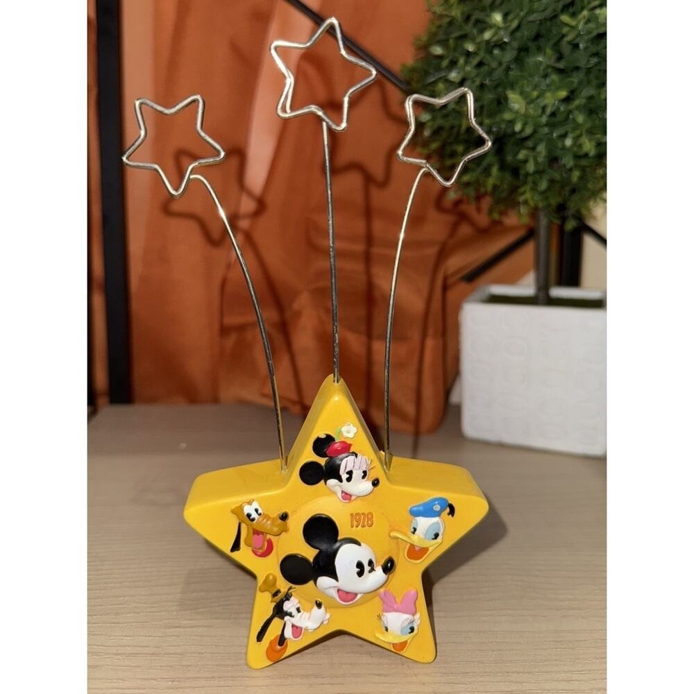 2001 Hallmark Walt's 100th Disney Mickey & Pals Star 3D Photo Holder